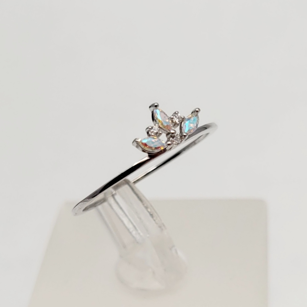 Sterling Silver Aurora Stack Ring - Picture 8 of 16